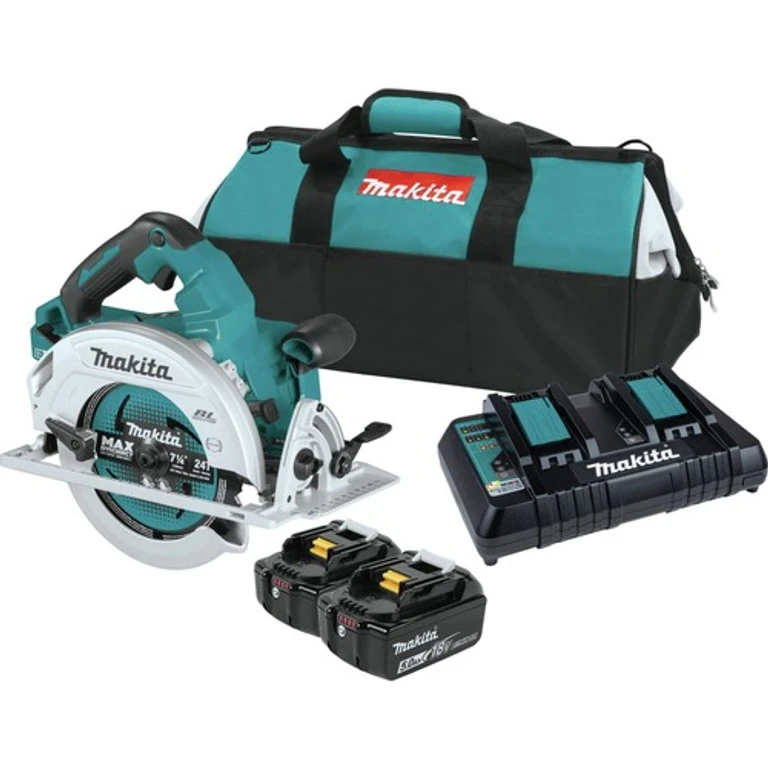 XSH06PT 18V X2 (36V) LXT Brushless Lithium-Ion 7-1/4 in. Cordless Circular Saw Kit with 2 Batteries (5 Ah)