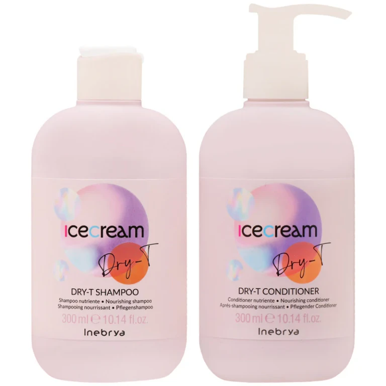Kits Inebrya Ice Cream Dry-T - Shampoo 300ml + Conditioner 300ml