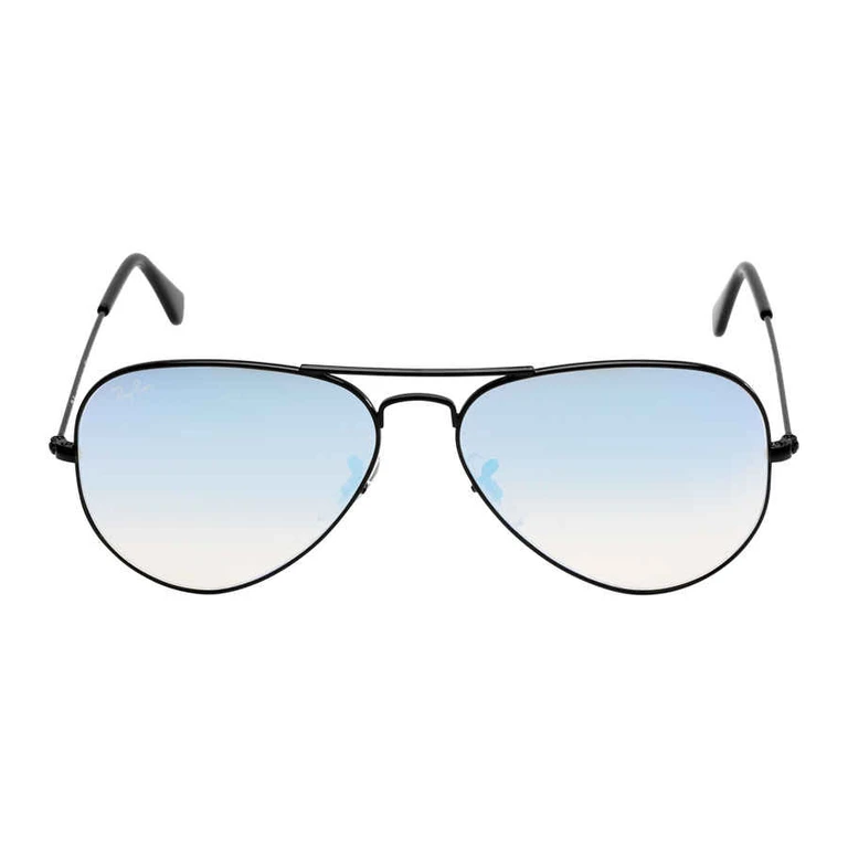 Ray Ban Aviator Flash Lenses Blue Gradient Unisex Sunglasses RB3025 002/4O 58