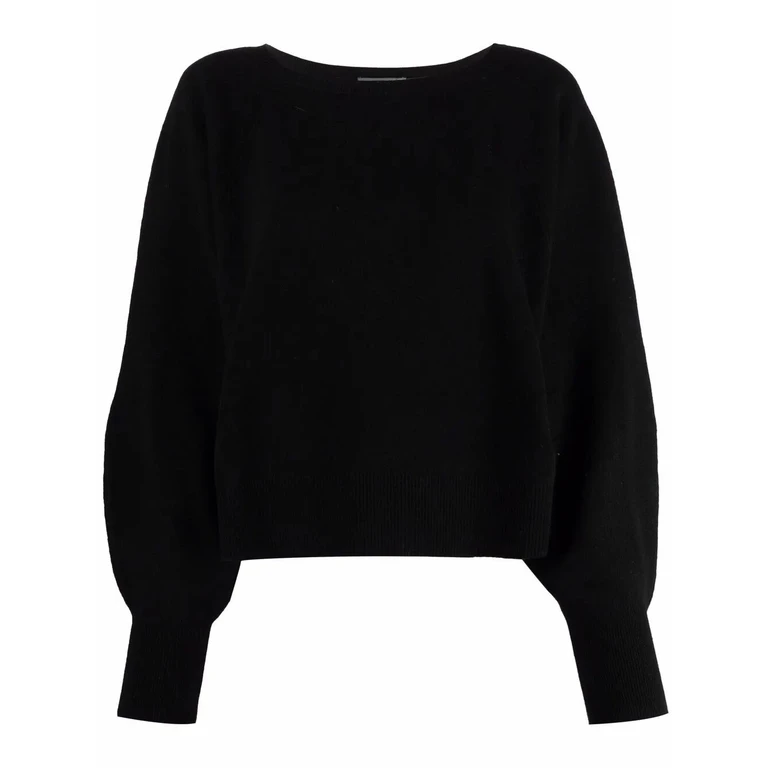 V-Neck Ruffled Sweater