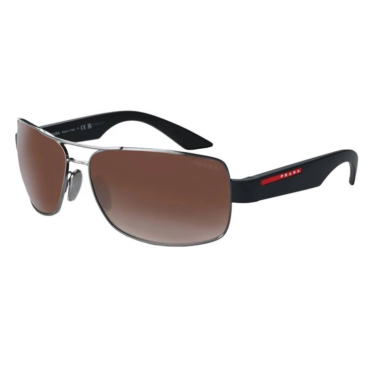 Brown Gradient Wrap Mens Sunglasses PS 50ZS 5AV02P 65