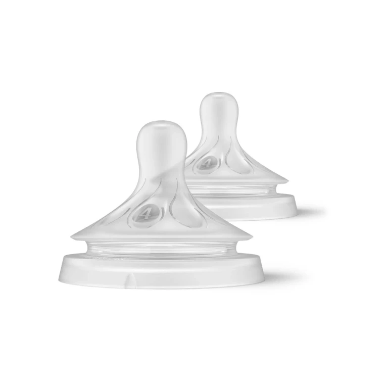 Philips Avent Natural Response 4 Bottle Teat 3 Months+ Medium Flow 2 Pieces