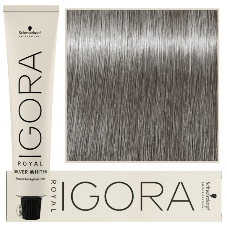 Professional Igora Silver Whites Haarfarbtönung 60 ml Schiefergrau | Blaugrau