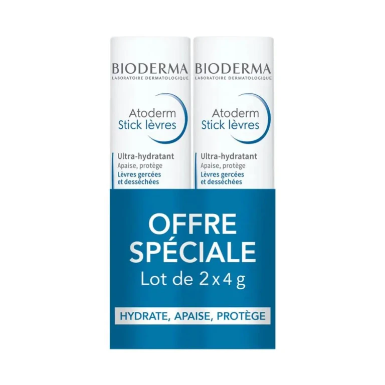 Atoderm Sticks Lips Ultra-Moisturizers 2x4g