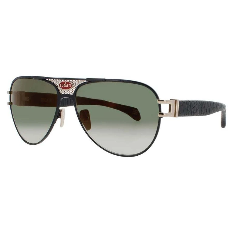Mens Black Rectangular Sunglasses 11BKWG