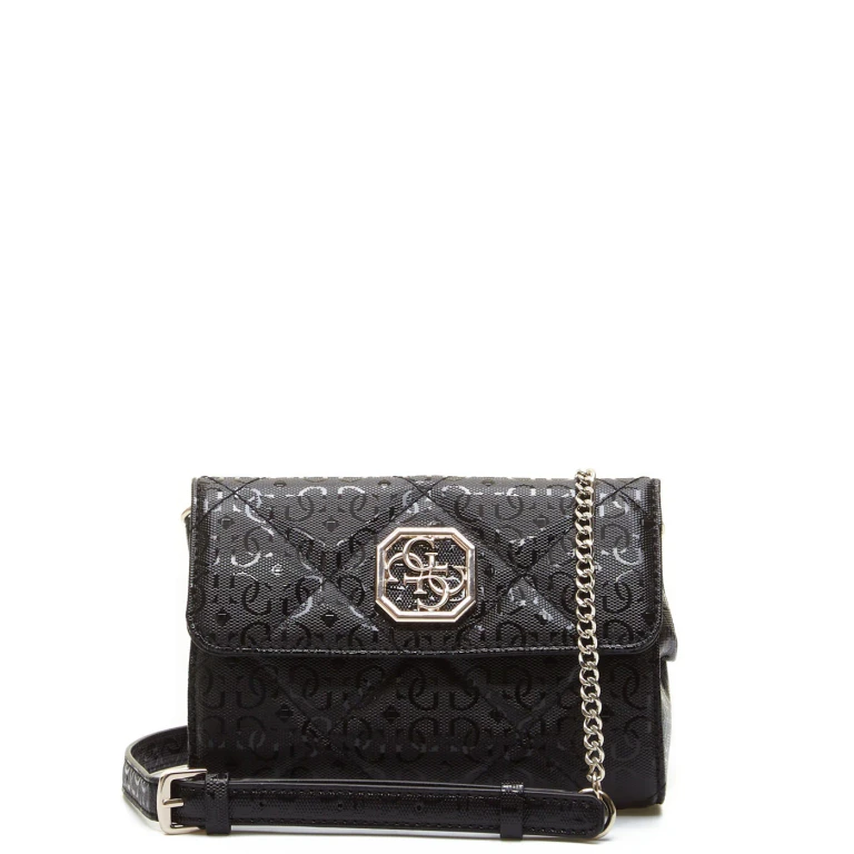 , Dilla Mini Convertible Xbody Fabric Bag Belt Black Women 18 x 13 x 6 cm