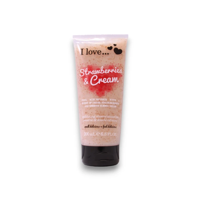 , Strawberries and Cream, Exfoliating, Shower Gel, 200 ml