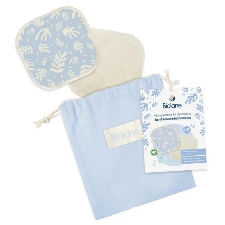 My Premier Kit of BIO Cotton Washable and Reusable x5 (10x10cm)