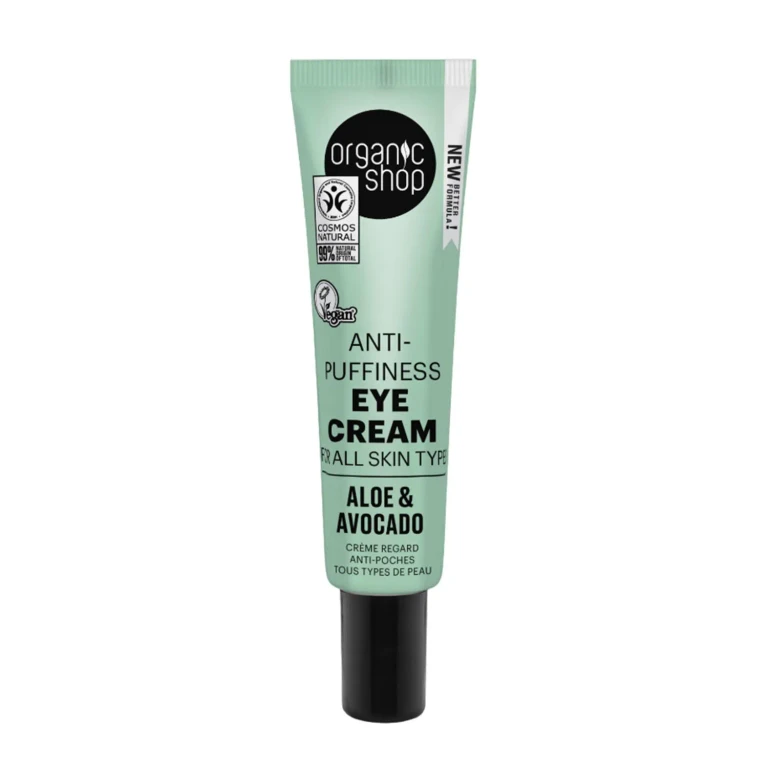 Anti-bag eye cream with aloe Organic Shop 30 ml