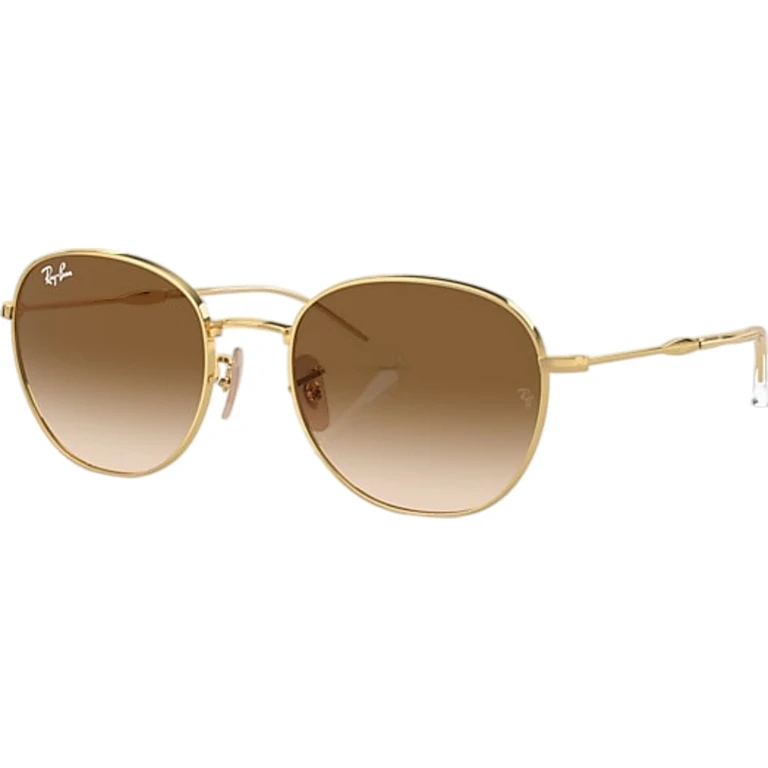 RB3809 Sunglasses - Polished Arista Gold Frame - Light Brown Lens