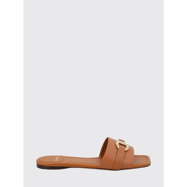Flat Shoes Woman color Leather (76963701G997CUOIO)