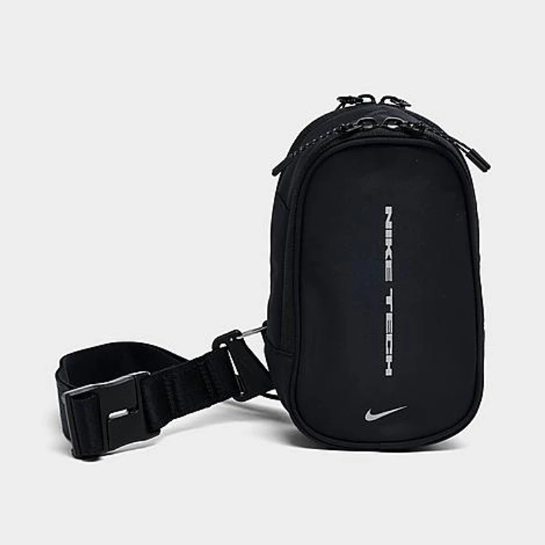 Commute Tech Crossbody Bag (1L) in Black/Reflective Silver