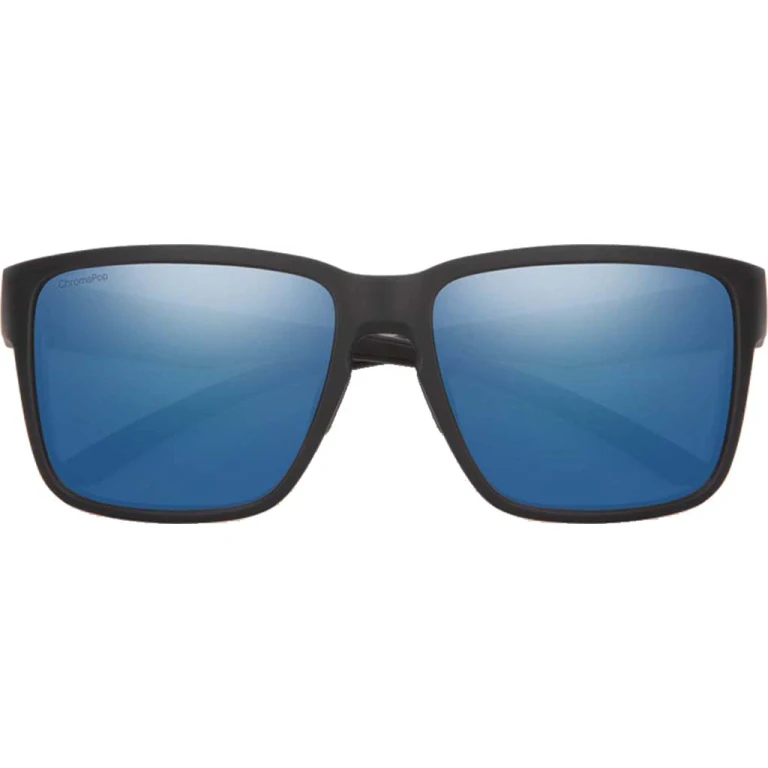 Emerge Sunglasses - Matte Black - Chroma Pop Polarized Blue Mirror Lens - Men's