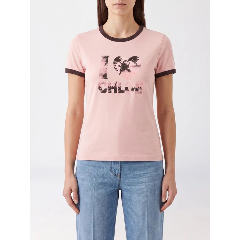 CHLOÉ Polo Shirt Woman color Pink (CH26AJH262806D5)