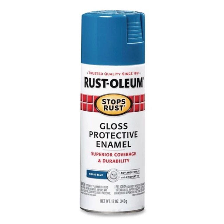 7727830 Stops Rust 12 oz. Aerosol Can Spray Paint - Gloss Blue (6/Carton)