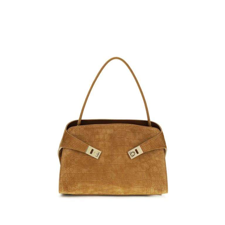 Shoulder Bag Hug Natural Suede