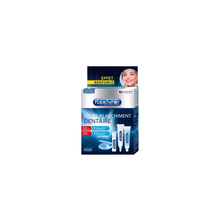 Rapid White Kit Teeth Whitening System 4 shades in 1 week