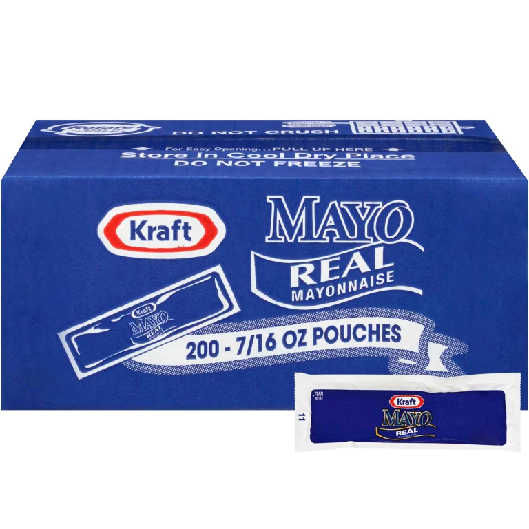 Real Mayo Mayonnaise Single Serve Packets, 200 ct.