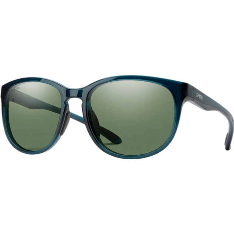 Lake Shasta Sunglasses - Pacific Crystal - Chroma Pop Polarized Gray Green Lens - Women's