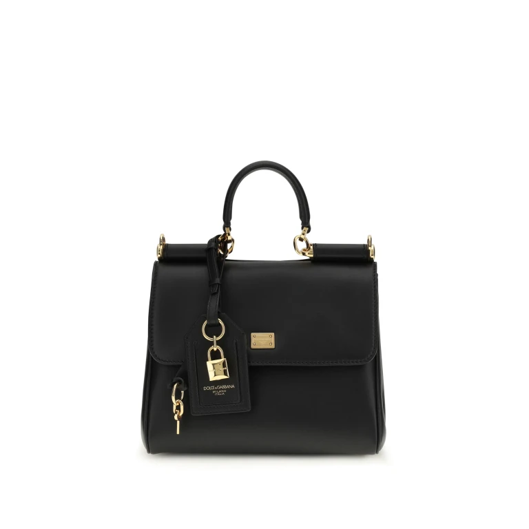 Shoulder Bag My Sicily Black Leather