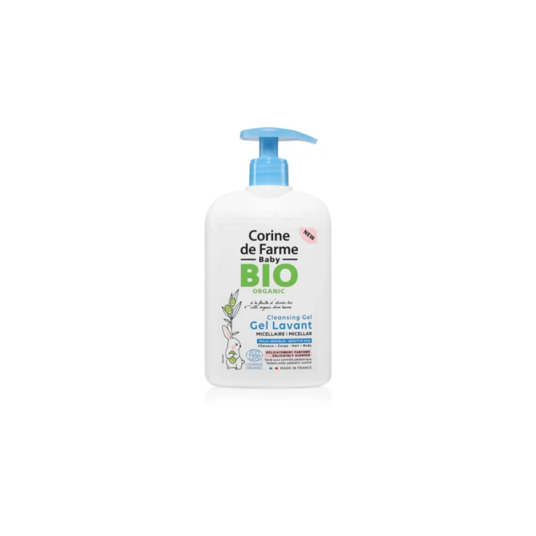 Baby Bio Cleansing Gel Micellar Gel For Body And Hair For Children 500 Ml