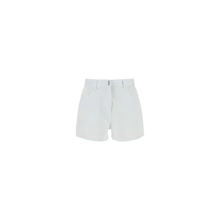 Denim Short White