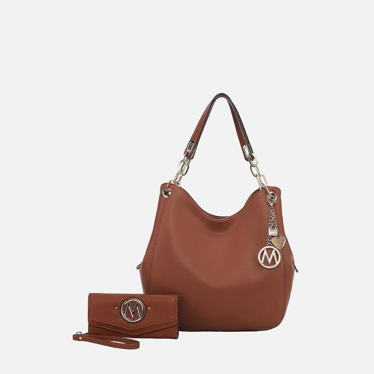 by Mia K. - Ashley Hobo Bag and Wallet Set