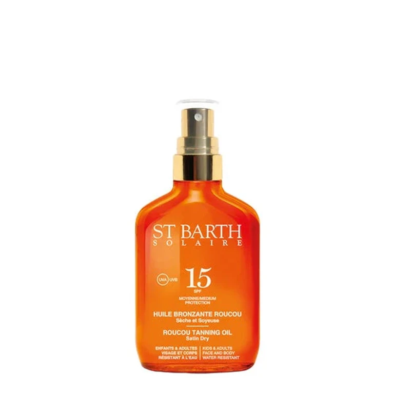 St. Barth Roucou SPF 15 Tanning Oil