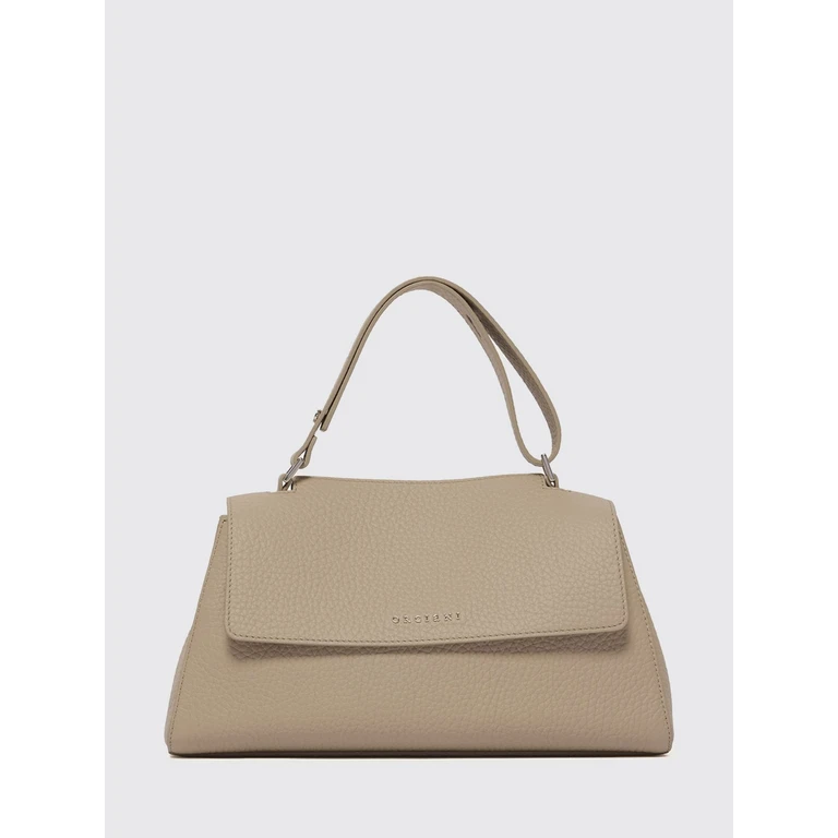 Hammered Leather Sveva Longuette Bag (B02159SOFSABBIA)