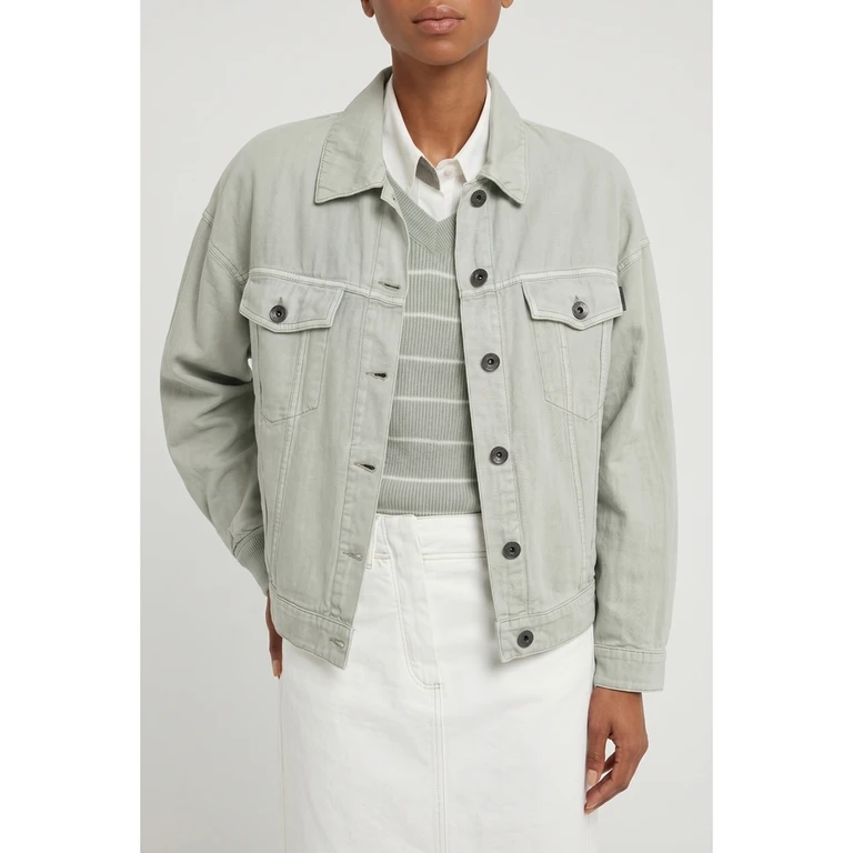 Wolight Green Linen Jacket