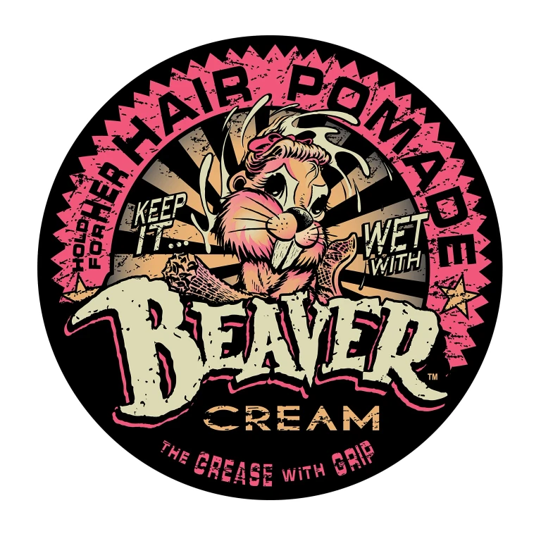 Beaver Cream Water Type Hair Styling Pomade Glossy Finish Extra Hold 100 g