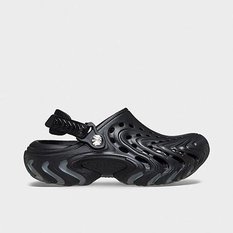 Crocs Little Kids Echo 2 Clog Shoes in Black Size: 1.0