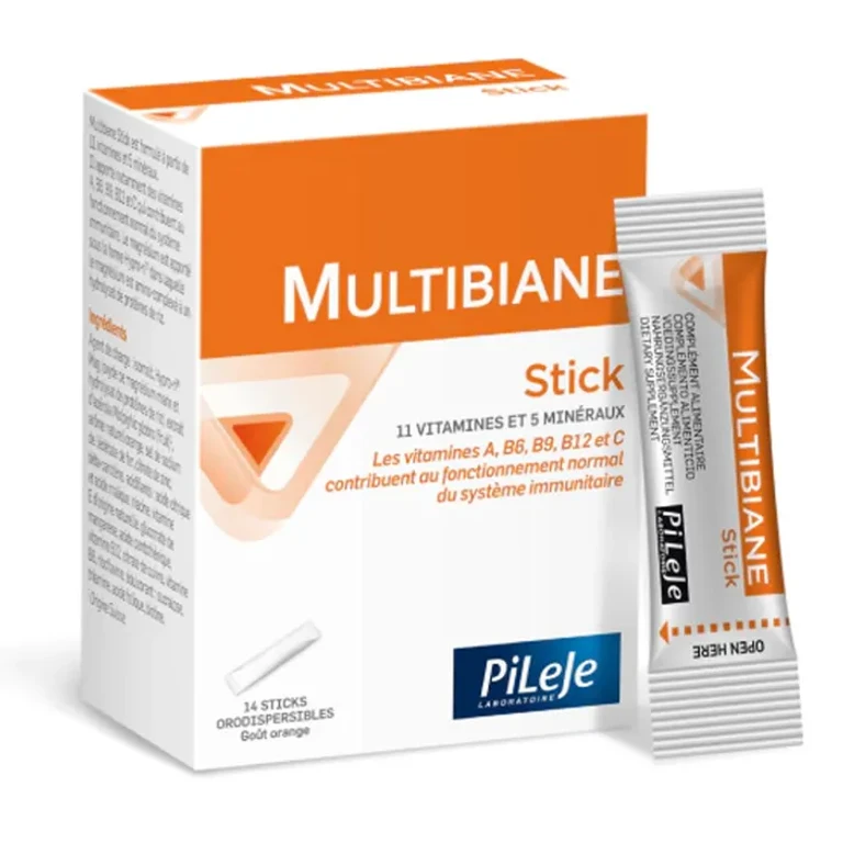 Multibiane 11 vitamins and 5 minerals 14 Sticks
