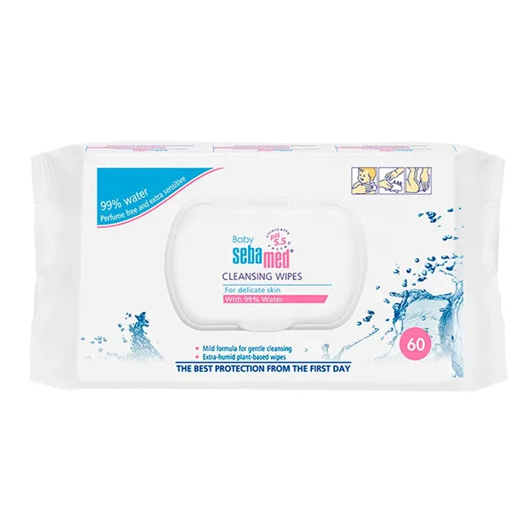 Makeup remover wipes for children Sebamed 60 units