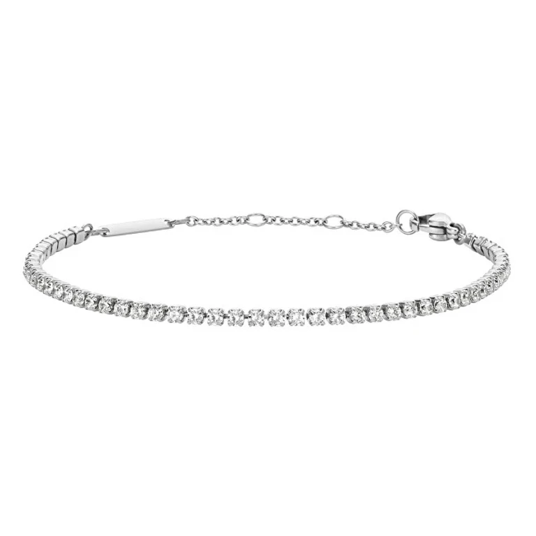 Classic Tennis DW00400386 Sparkling Crystal Steel Bracelet