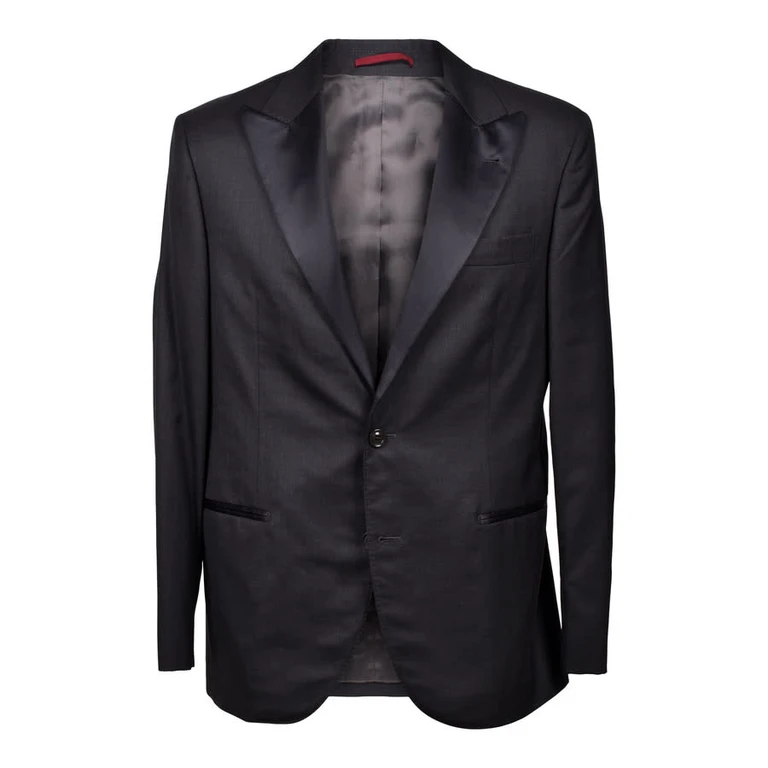 Black Virgin Wool Dinner Jacket