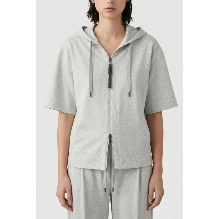 Wolight Grey Relaxed Hoodie