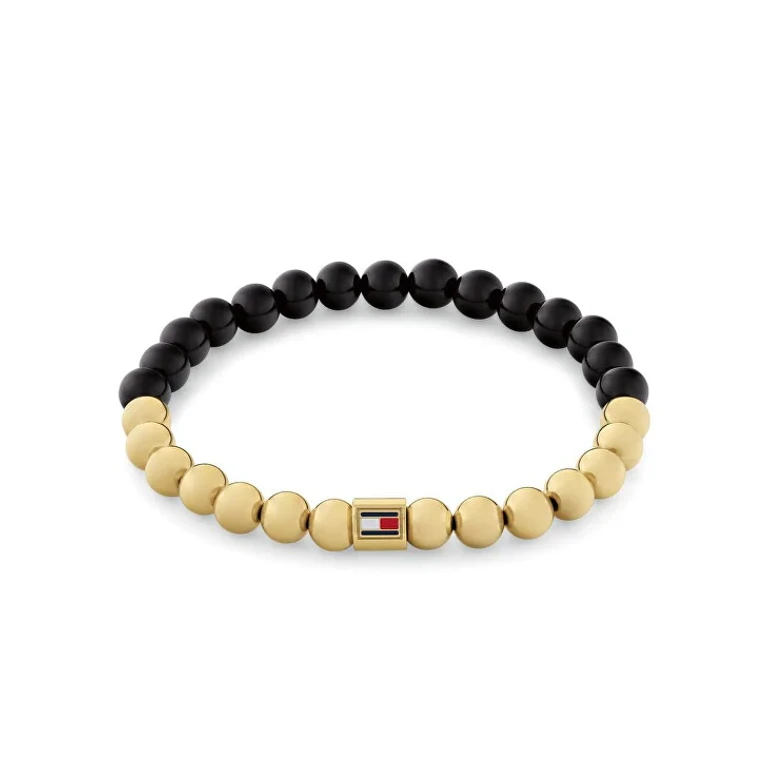 Bracelet with Beads and Semi-Precious Onyx Pearls 2780961