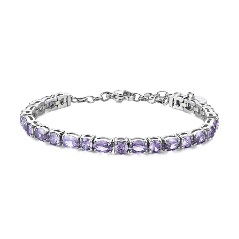 Luxury Bracelet with Purple Cubic Zirconia Dreaming Big20