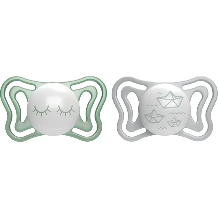 Physio Light Physio Forma Night pacifier 16-36 m green/grey 2 pcs
