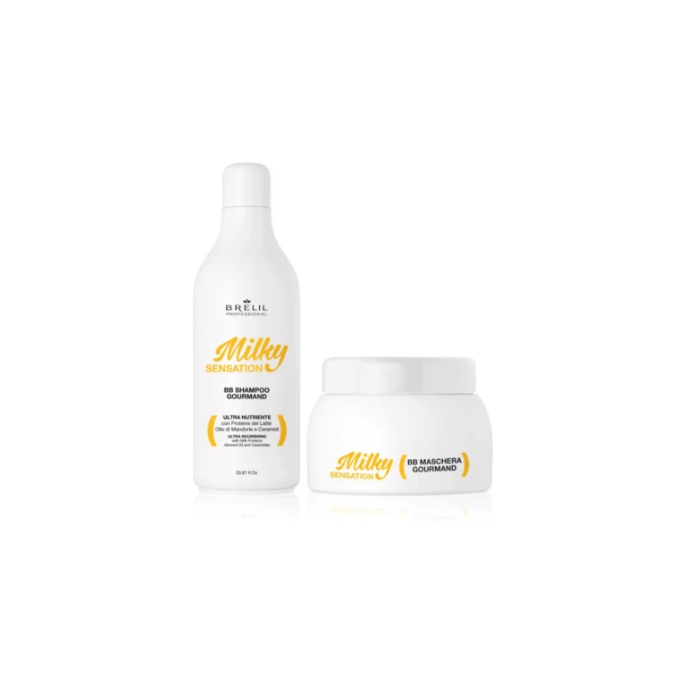 Milky Sensation Gift Set for damaged hair Regenerating shampoo for weak and damaged hair 250 ml + Deep nourishing mask for unruly