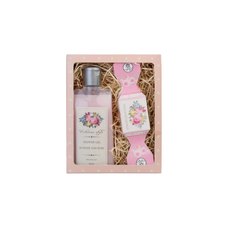 & Cosmetics Victorian Style Gift Set Shower Gel 200ml + Handmade Soap 30g