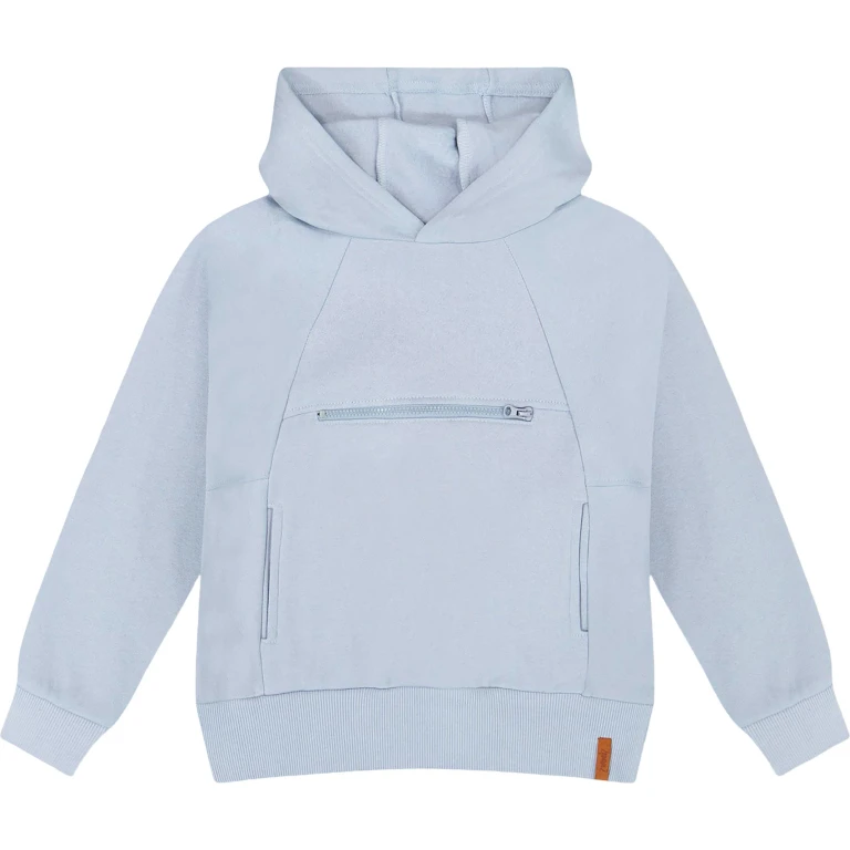 Pullover Hooded Fleece Sweatshirt with Zip Pocket - Little Boy