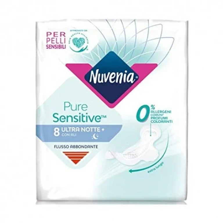 Pure Sensitive Ultra Night With Wings 8 Pieces