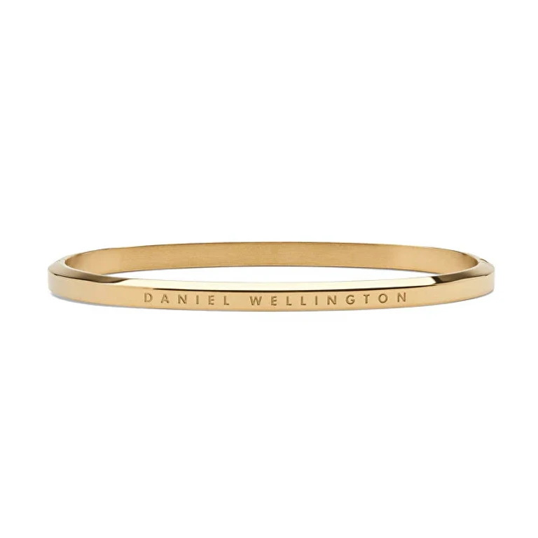 Elegante Classic Solid Gold Plated Bracelet Dw004016 - Length: 19.5 Cm