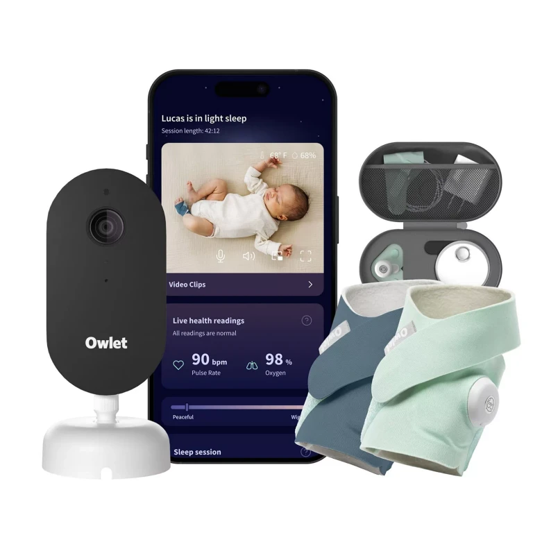 Dream Smart Bundle, Includes Dream Sock Monitor, Camera, and Travel Case