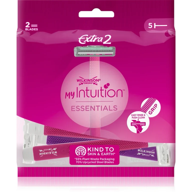 Extra 2 Beauty 5pcs disposable razor for women