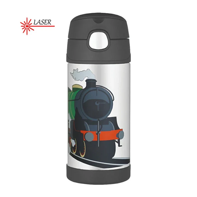 for children with straw - train