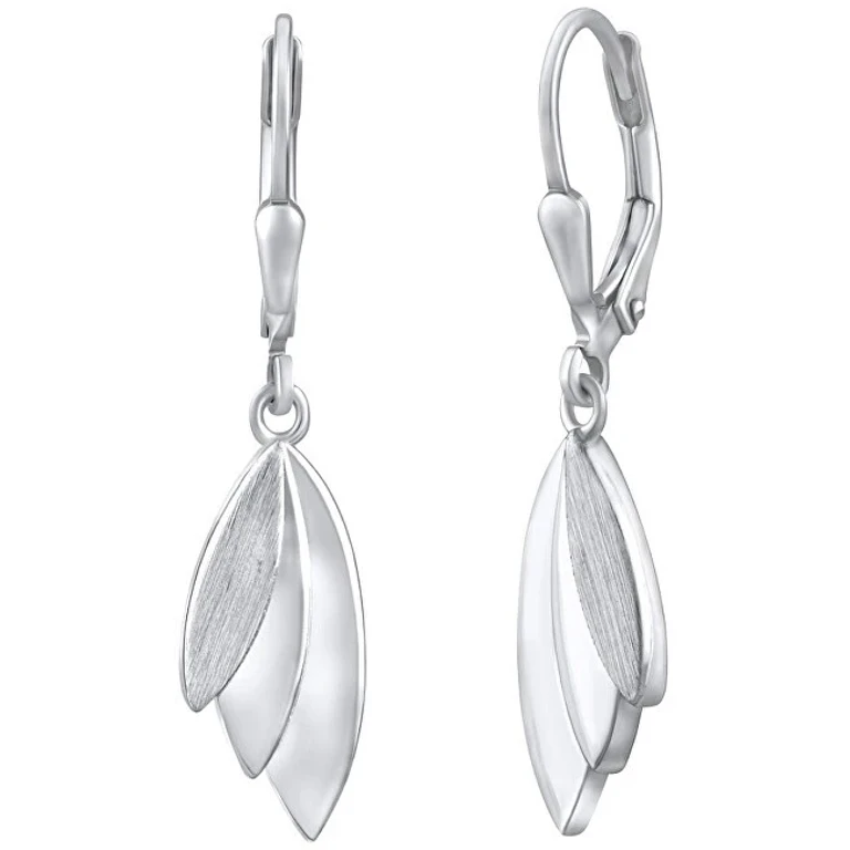 Qre309K Silver Design Earrings