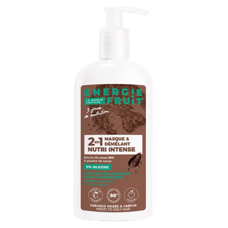 2in1 Nutri Intense Organic Cocoa Powder and Cocoa Butter Mask for Frizzy Curly Hair 300ml